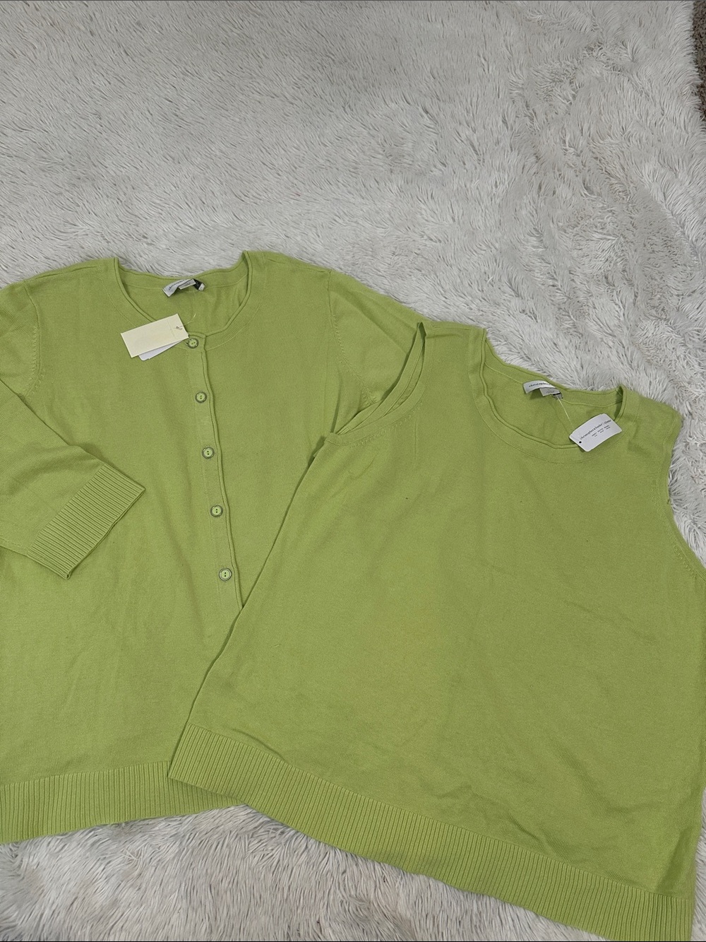 🥕 NWT Christopher & Banks Cardigan Sweater Set